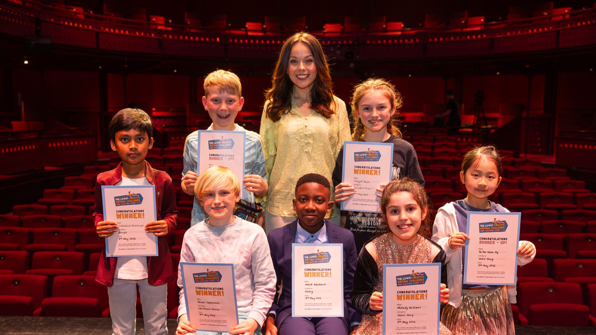 Young writers are celebrated at Lowry