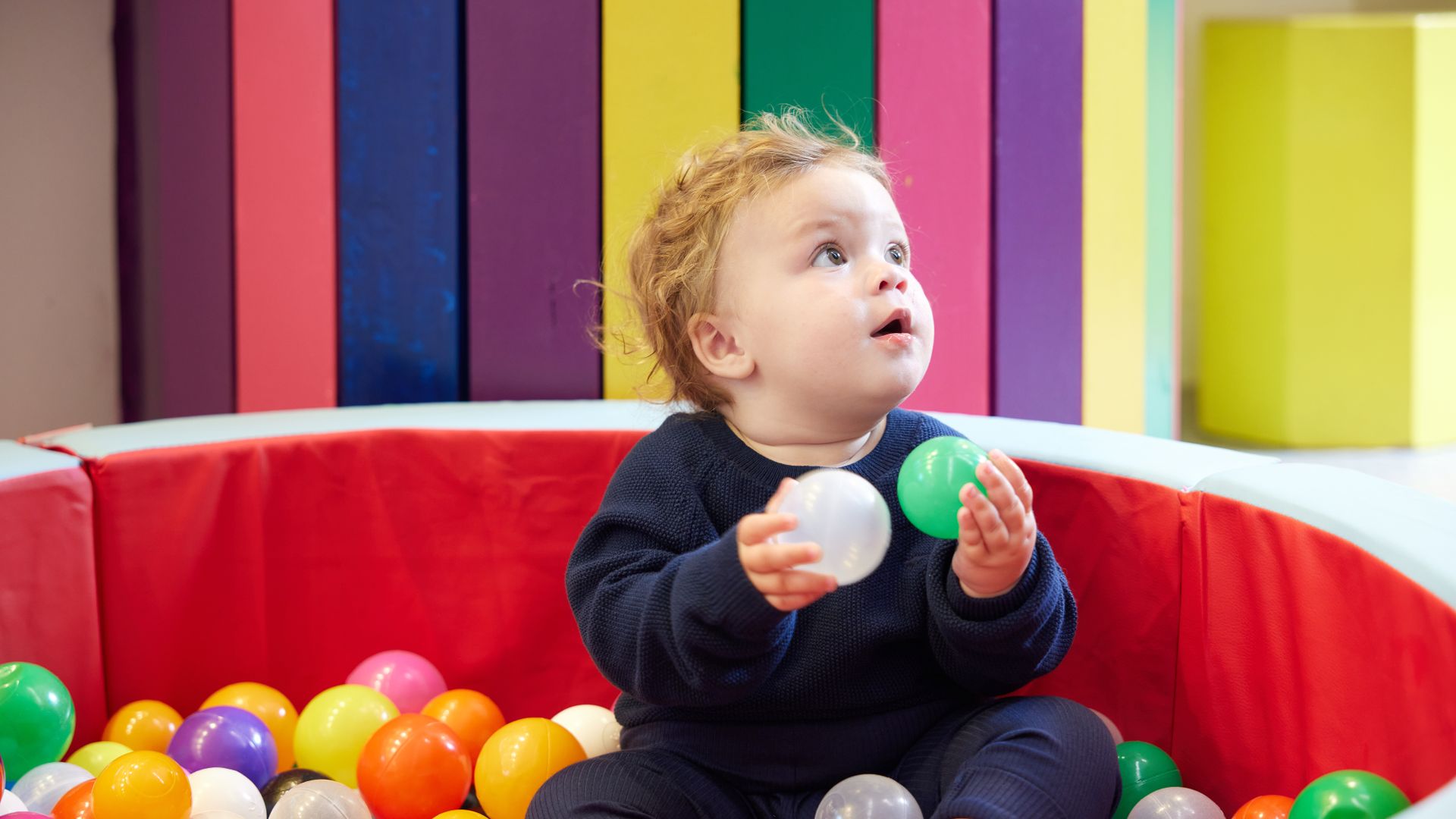 Babies playtime at Lowry