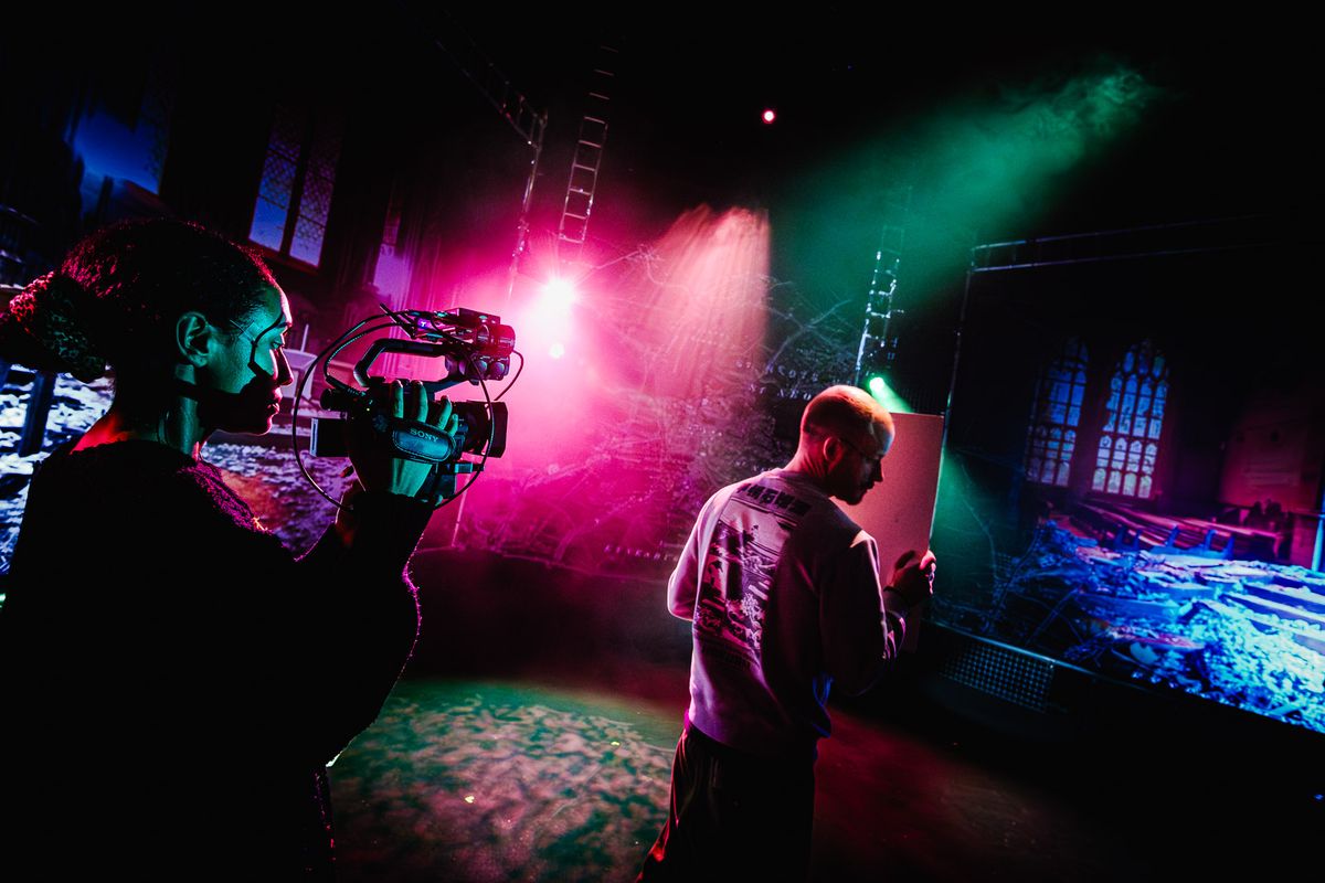 War of the Worlds Rehearsal photo