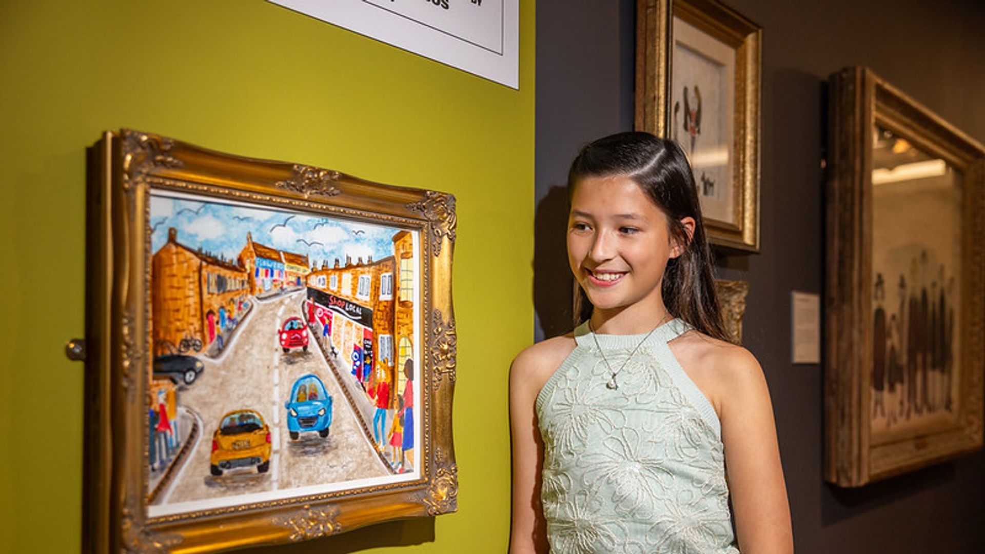 YOUNG ARTIST’S BIG MOMENT!  10-YEAR-OLD WINS LOWRY’S ANNUAL COPLEY PRIZE WITH LS LOWRY-INSPIRED MASTERPIECE